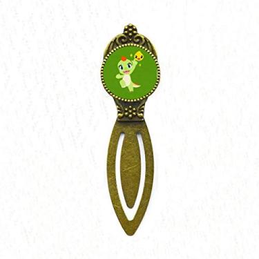 Imagem de Dinosaur Kingdom Love You Marcador de livro retrô para escritório