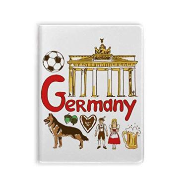 Imagem de Caderno de anotações com símbolo nacional Germary capa macia Diário