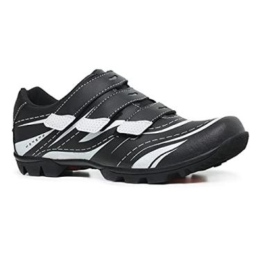 Imagem de Tenis Sapatilha Ciclismo New Fox Bike Reflective Masculino e Feminino Cor:Preto;Tamanho:36