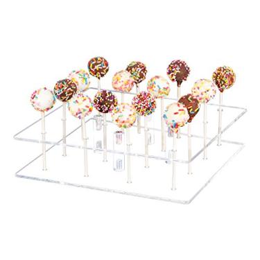 Imagem de Suporte de bolo POP... (formato quadrado com 16 furos)