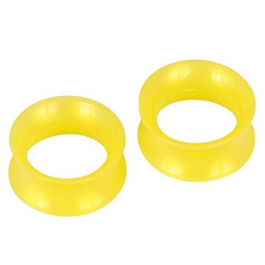 Imagem de Oyaface 2g-3/4 Par de alargadores de orelha flexíveis de silicone macio colorido alargadores alargadores calibres vazados piercing corporal