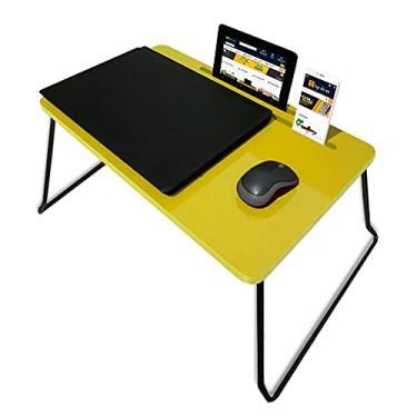 Imagem de Suporte Mesa para Notebook Classic Tablet Celular para Usar na Cama Dobrável Amarelo