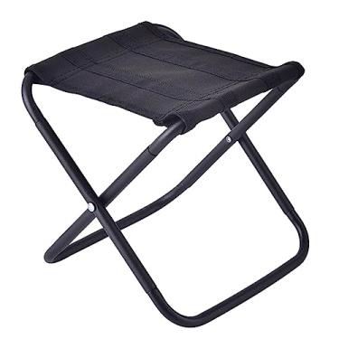 Imagem de predolo Banquinho de acampamento cadeira de acampamento banquinho para adultos cadeira reclinável otomano ultraleve dobrável banquinho assento para