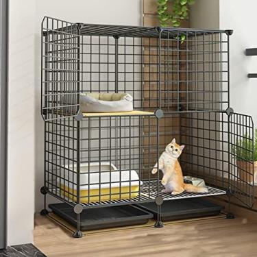 Imagem de Gaiola Para Gatos Gaiola Para Condomínios Casas Para Gatos Para Gatos Em Ambiente Interno Arame De Metal Destacável Gaiolas Para Gatos Grandes Gaiolas Internas Para Gatos Grandes Gaiolas Internas