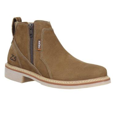 Imagem de Botina Masculina Marrom com Zíper Zebu 28320