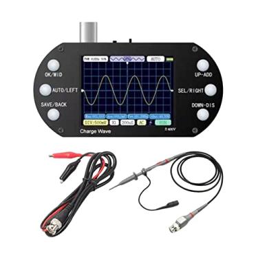 Imagem de Função mini osciloscópio digital de amostragem de 2,5 MHz tela de 2,4 polegadas para reparo eletrônico diodos de ensino manutenção de, com Sonda