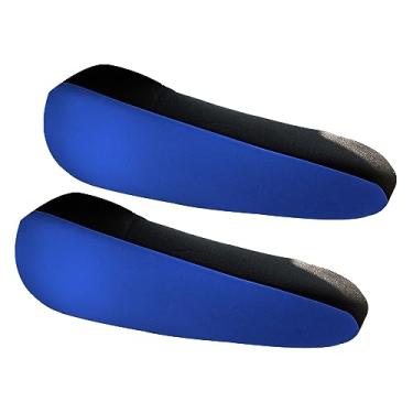 Imagem de FH Group FH1051BLUE Capa de apoio de braço azul em tecido plano ajuste semiuniversal, um par
