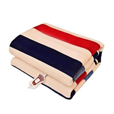 Imagem de Cobertor elétrico aquecido sob cobertor elétrico 110V-220V Segurança Cobertor elétrico de pelúcia Termostato de cama Colchão elétrico macio Cobertor de aquecimento elétrico Aquecedor Aquecedor Tapete