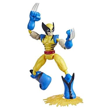 Imagem de Vingadores Marvel Bend e Flex Missões Wolverine Fire Mission Action Figure, Brinquedo Dobrável em Escala de 6 Polegadas, Brinquedos para Crianças de 4