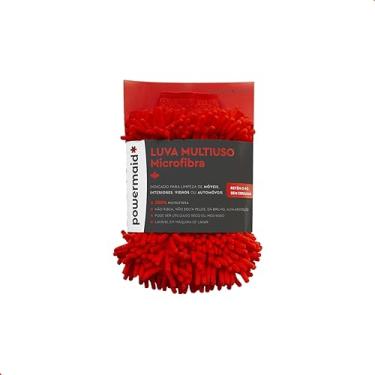 Imagem de Powermaid Luva 100% Microfibra Multiuso Automóvel - Vermelho