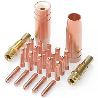 Imagem de Kit de pistola de soldagem Yeswelder MIG Difusor de bico de ponta 0,035" para Lincoln Magnum 100L e Tweco Mini/#1, .023" Accessory Kit