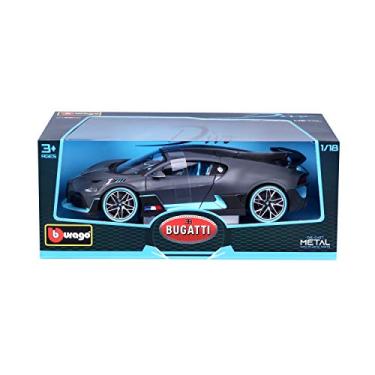 Imagem de Burago Bugatti Divo 1/18 Escala Miniatura Colecionável Carro Diecast Abre Portas e Compartimentos Adulto e Meninos