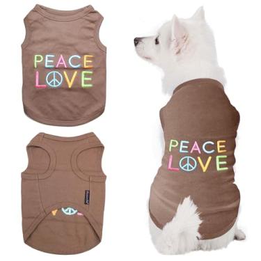 Imagem de Parisian Pet Camiseta Peace Love Dog M