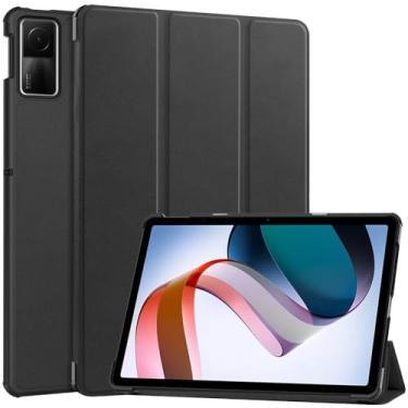Imagem de Kepuch Custer Capas para Xiaomi Redmi Pad SE 11",Couro-PU Bolsas Estojos - Preto