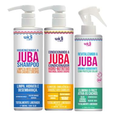 Imagem de Kit Juba Shampoo Condicionador E Revitalizando A Juba Bruma Hidratante Widi Care