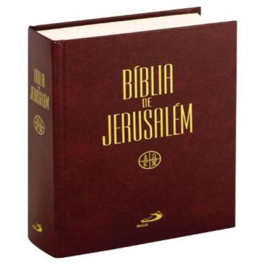 Imagem de Biblia De Jerusalem   Revisada Media Encadernada