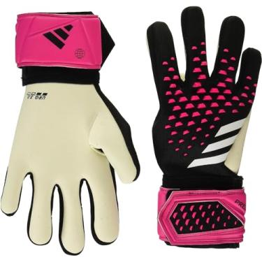 Imagem de adidas Luva Predator League Preta/Rosa Choque/Roxo universitário/Branco 9 (Unissex - Adulto)