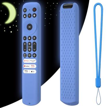 Imagem de Hi Color Capa de silicone para controle remoto TCL RC813 FMB1/RC923/RC902V Capa protetora para controle remoto TCL Smart TV RC813 FMB1 (azul brilhante)