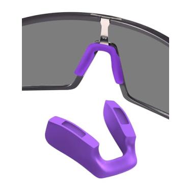 Imagem de Almofadas de nariz de substituição para Oakley Sutro OO9406 / Sutro S OO9462 / Sutro Lite OO9463 / Sutro Asian Fit OO9406A / Sutro Lite Asian Fit OO9463A / Óculos de sol ventilados Sutro - Roxo