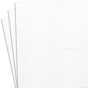 Imagem de KYDEX Folha Thermoform - (Textura P1) - (Espessura 080) - (30,5 cm x 30,5 cm) - (Branco Nevasco) - (3 Folhas) - Fabricação de Coldre DIY, Armadura de Airsoft, Uniformes de Cosplay, Modelos RC