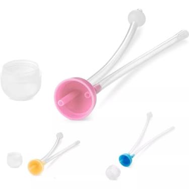 Imagem de Aspirador Nasal Higienizador Lavador Para Crianças e bebês Limpa e Remove Catarros e Melecas Sucção Nariz