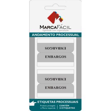 Imagem de Etiquetas Processuais - Embargos - Marca Fácil