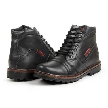 Imagem de Bota Coturno Adventure Masculina Palmilha EVA Sola de Borracha Tratorada Confortável-Ma...