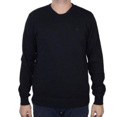 Imagem de Blusa Masculina Dudalina ML Tricot Preta - 660206-Masculino