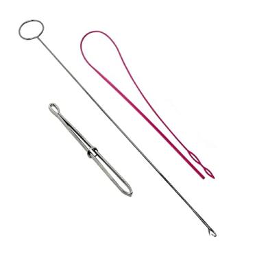 Imagem de Puxar Passador Garra Flexível Cordão Elástico + Virar Roletê