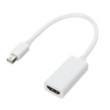 Imagem de Cabo adaptador CY Mini DisplayPort para HDMI fêmea com áudio e vídeo para laptop 2011 2012 2013 2014 2015