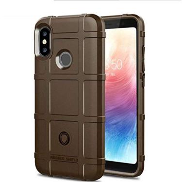 Imagem de Capa para Xiaomi Mi A2, proteção robusta, material TPU de fibra de carbono, suave antiderrapante, macia, anti-impressão digital, capa totalmente protetora para Xiaomi Mi A2