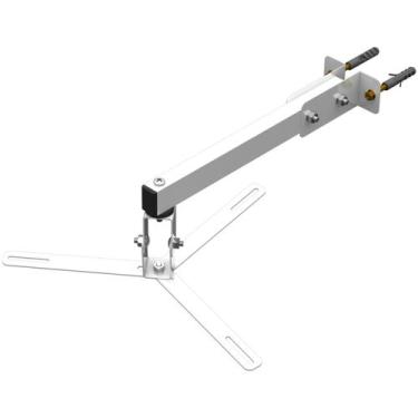 Imagem de Suporte projetor datashow mini led parede braço 30 cm - MULTIFORMA, Br