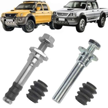 Imagem de Kit 2 pino guia da pinça freio dianteiro akebono l200 g2 sport outdoor