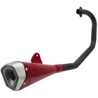 Imagem de Escapamento Pro Tork Serie S Fan e Cg Start 160 2015 À 2023 Curva Pret