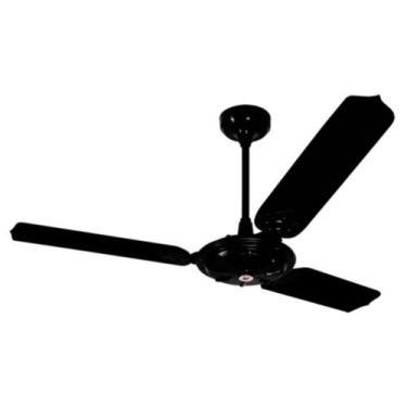 Imagem de Ventilador de teto new comercial eco 3 pás aço preto 127v ventidelta, 