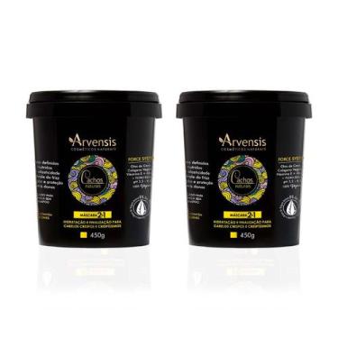 Imagem de 2 Máscaras Arvensis Cachos Naturais 2x1 Vegana Noo Poo 450g