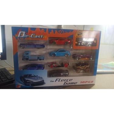 Imagem de Kit Coleção Carrinho De Ferro Com 10 Peças - Fun Game
