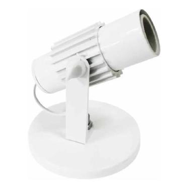 Imagem de Kit 3 Spot Aleta Suporte Lâmpada Comum E Led Com Porcelana - JR, Branc