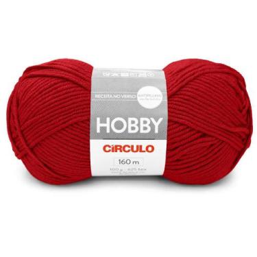 Imagem de Lã Hobby Círculo 100g 160 metros - Circulo, 3635 Vermelho