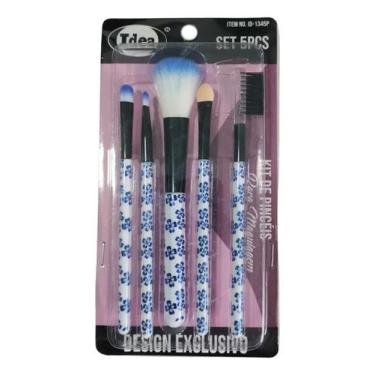 Imagem de Kit 5 Pinceis Para Maquiagem Profissional E Artísitica - Geral