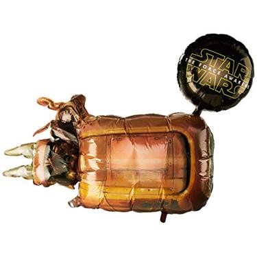 Imagem de Anagram Balão Star Wars The Force Awakens Land Cruiser Supersha Foil Balon, 88,9 cm, Multicolorido