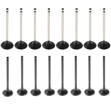 Imagem de WFSZBP Kit de válvula de admissão de escape 16 peças 13715-0T010 compatível com Toyota L4 1.8L DOHC 16V 2008 2009 2010 2011 2012 2013 2014 2015