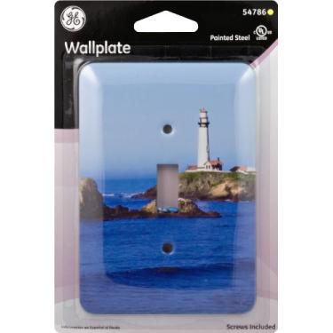 Imagem de GE 54786 Farol Placa de Parede Interruptor Único