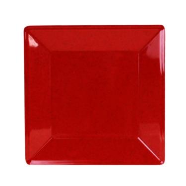 Imagem de Excellant é Royal Red Collection Placa quadrada de 21 cm x 21 cm, 3,5 cm de profundidade, vermelho real
