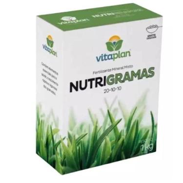 Imagem de Fertilizante adubo Nutrigramas Vitaplan Nutriplan 1 Kg Jardim Gramado 