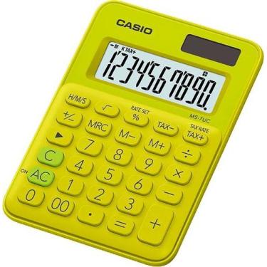 Imagem de Calculadora Casio MS-7UC-YG (10 Digitos) - Verde Claro
