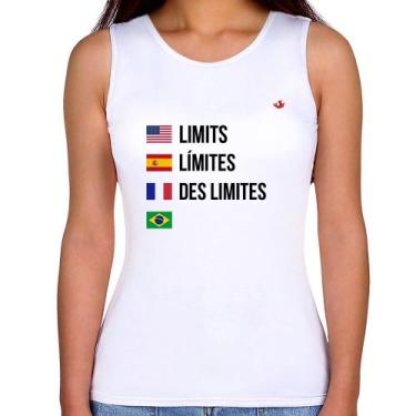 Imagem de Regata Feminina Limites - Foca na Moda, Branco, P