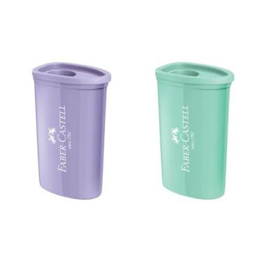 Imagem de Apontador com Depósito Triangular Tons Pastel Faber Castell (Unidade/K