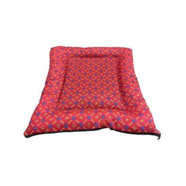 Imagem de Colchonete Caminha Pet Vermelho Tam G - DOTYSPET