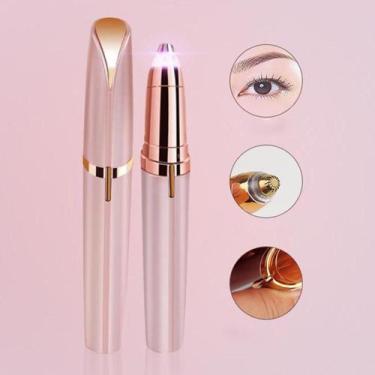 Imagem de Caneta Depiladora Indolor De Sobrancelha Elétrica Usb Design - Home Go